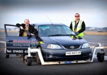 Jon Baker and The Alconbury Driving Centre Skid Car
